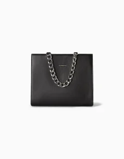 BERSHKA Sac chaîne chunky Noir Store