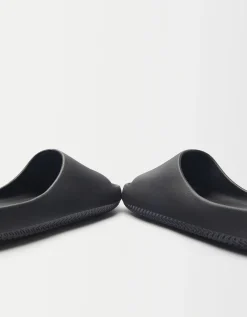 BERSHKA Sandales plates texturées homme Sable Best