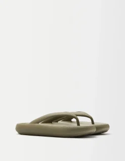 BERSHKA Sandales plates texturées homme 1-048 Best Sale