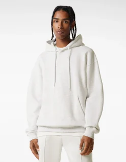 BERSHKA Sweat capuche oversize Gris Hot
