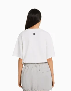 BERSHKA T-shirt manches courtes boxy fit imprimé TOKYO REVENGERS Noir Hot